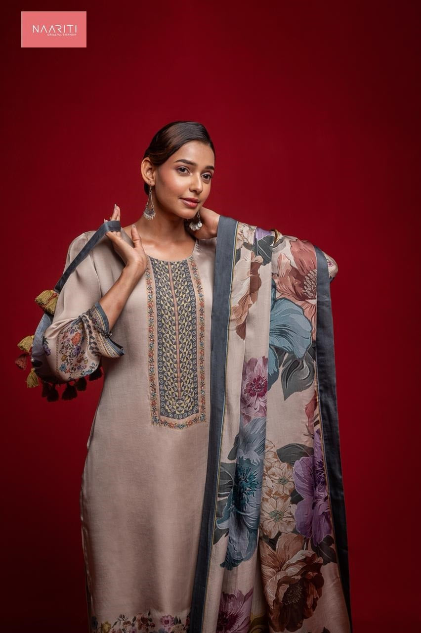 Filza Naariti Organza Satin Pant Style Suits Manufacturer India