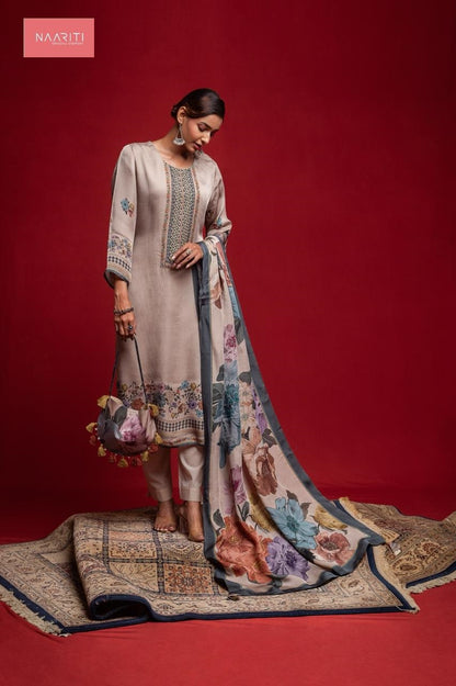 Filza Naariti Organza Satin Pant Style Suits Manufacturer India