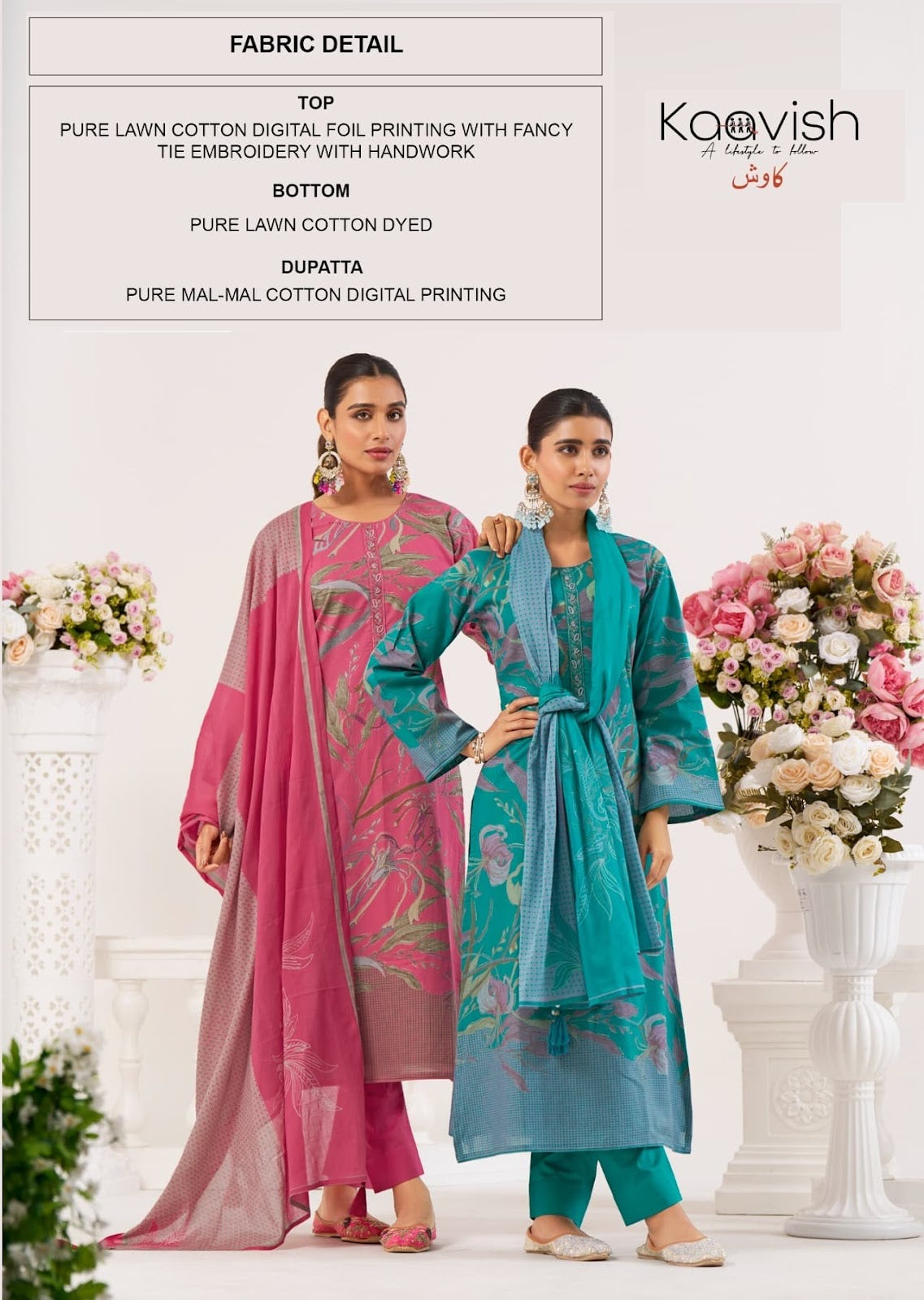 Fiona Kaavish Lawn Cotton Pant Style Suits Wholesale Price