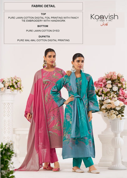 Fiona Kaavish Lawn Cotton Pant Style Suits Wholesale Price