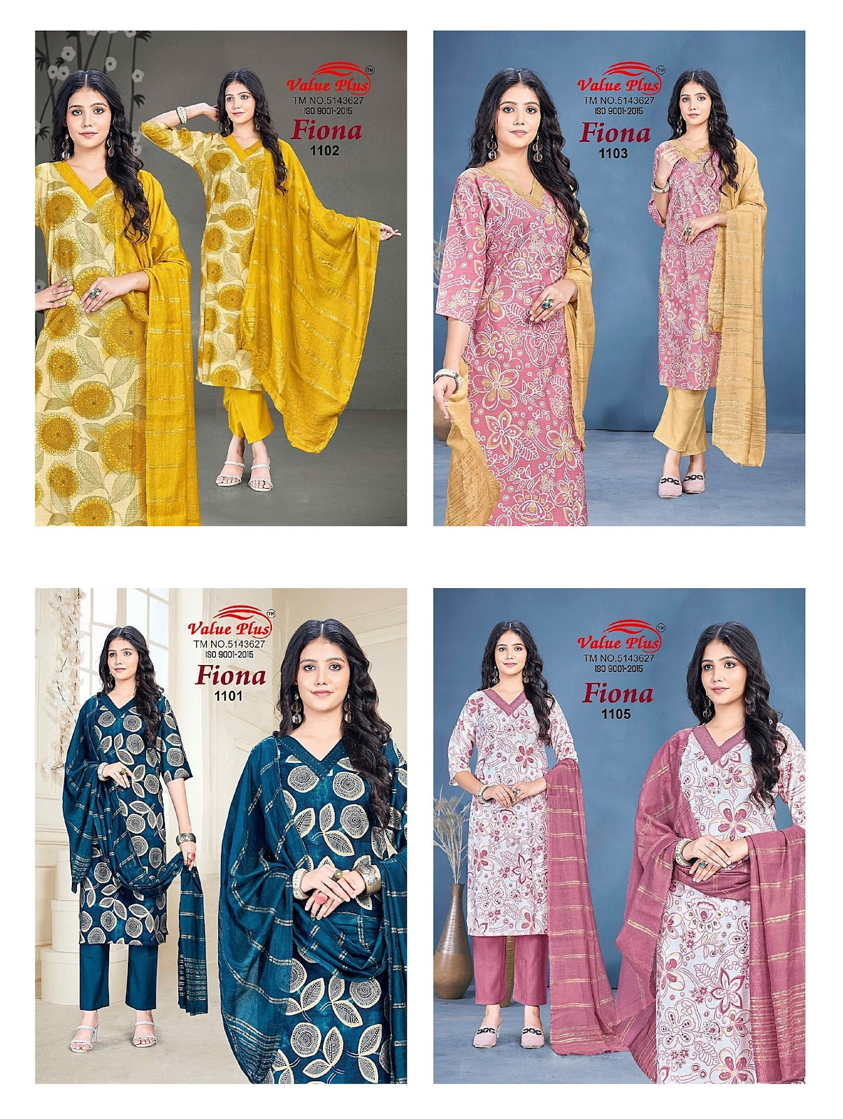 Fiona Value Plus Vatican Readymade Pant Style Suits Exporter Gujarat