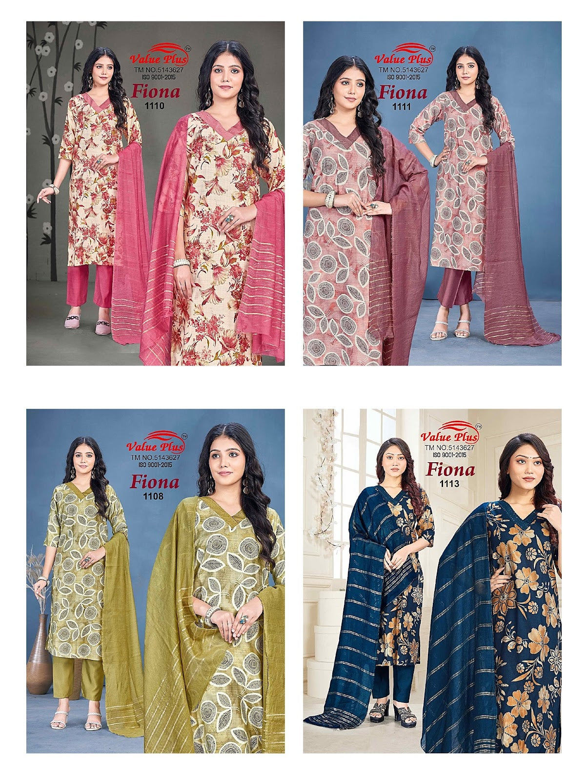 Fiona Value Plus Vatican Readymade Pant Style Suits Exporter Gujarat