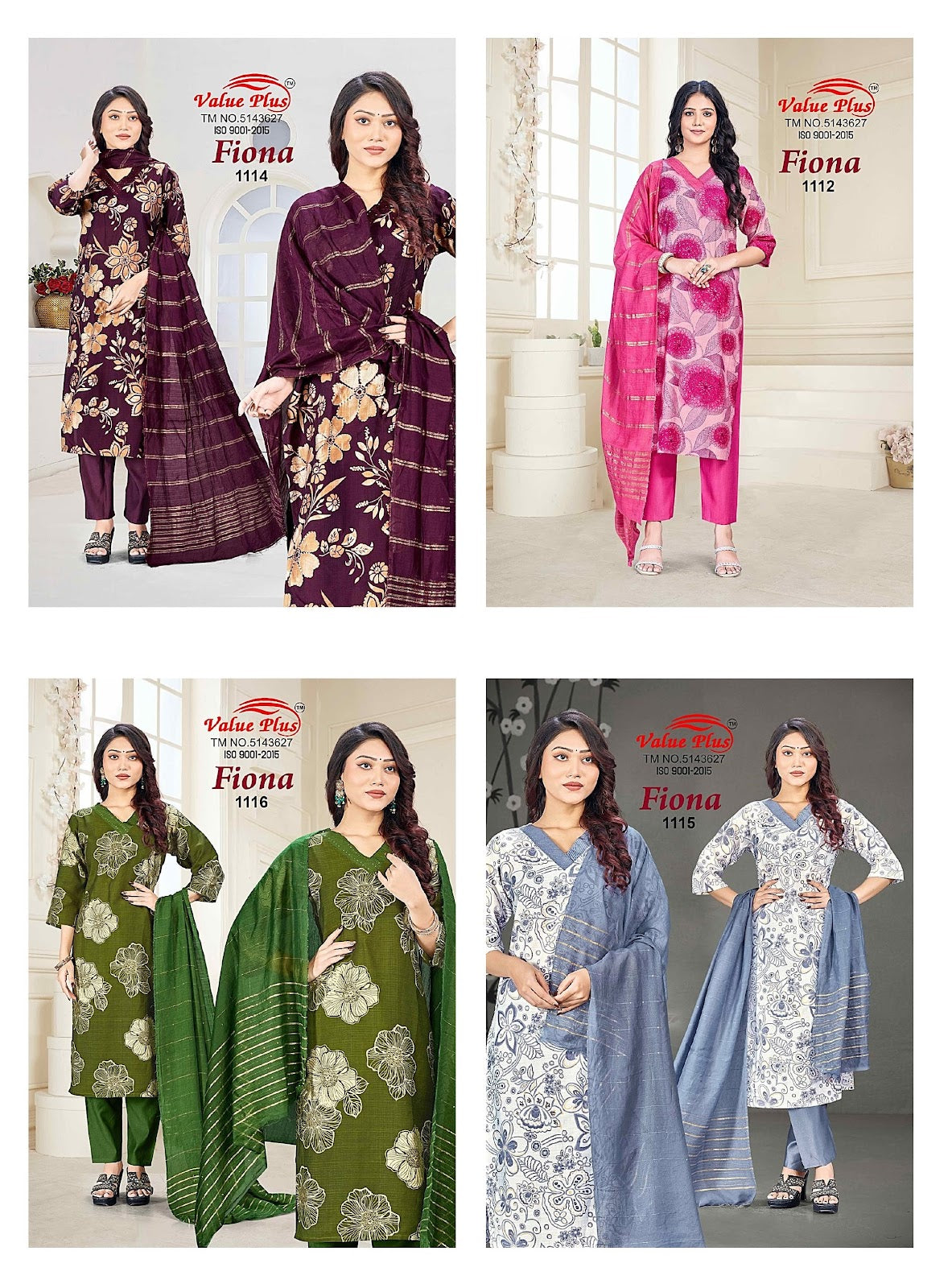 Fiona Value Plus Vatican Readymade Pant Style Suits Exporter Gujarat
