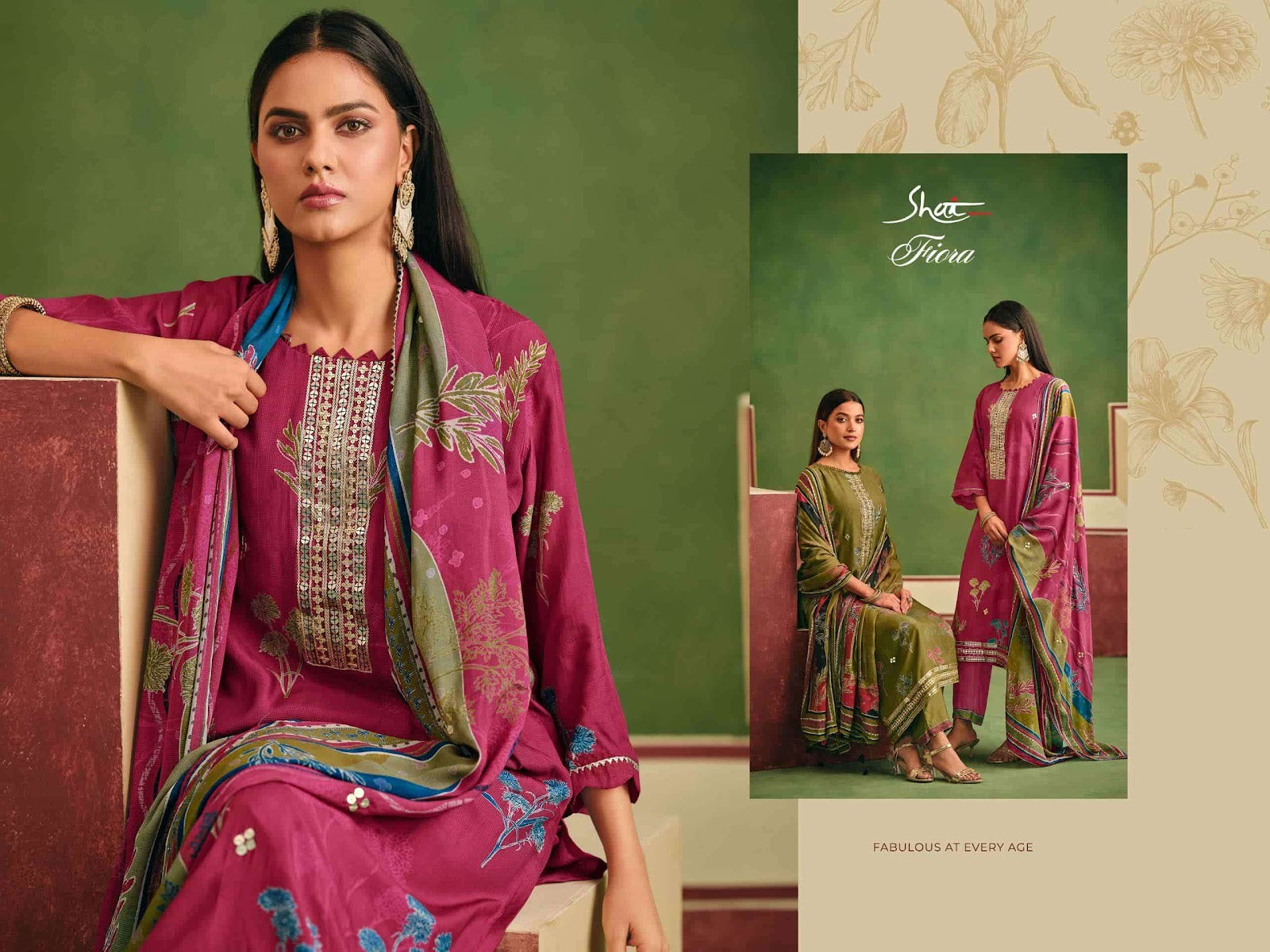 Fiora 3259 Shai Jay Vijay Moga Silk Pant Style Suits Wholesale Rate