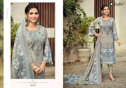 Firdaus Vol 2 Nx Zulfat Designer Cotton Karachi Salwar Suits Exporter Ahmedabad