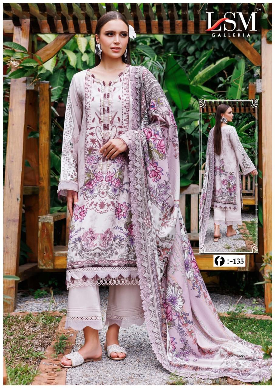 Firdous Queen Vol 13 Heavy Lawn Lsm Galleria Karachi Readymade Suits Supplier India