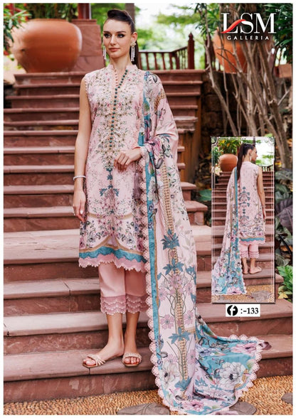 Firdous Queen Vol 13 Heavy Lawn Lsm Galleria Karachi Salwar Suits Manufacturer