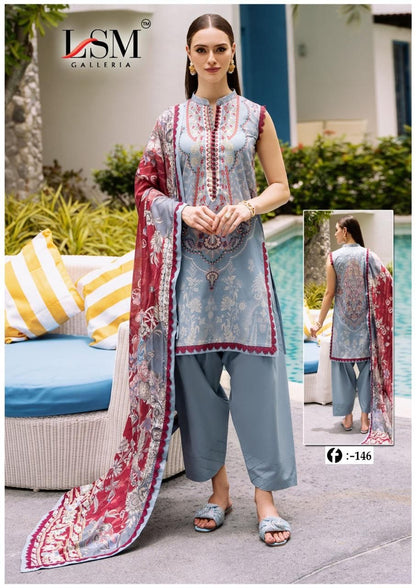 Firdous Queen Vol 14 Lsm Galleria Heavy Lawn Karachi Readymade Suits Supplier Gujarat