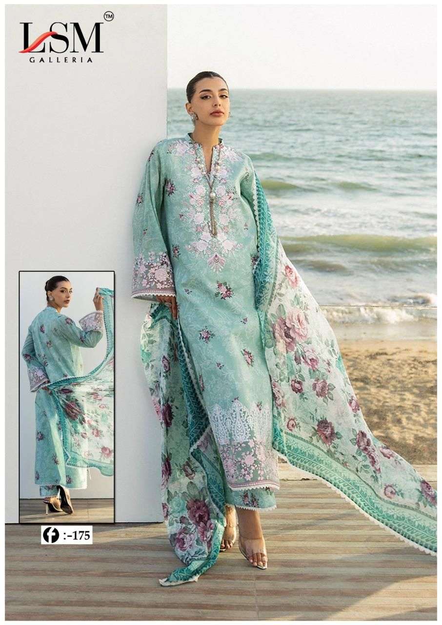Firdous Queen Vol 17 Heavy Lawn Lsm Galleria Cotton Karachi Readymade Suits Exporter