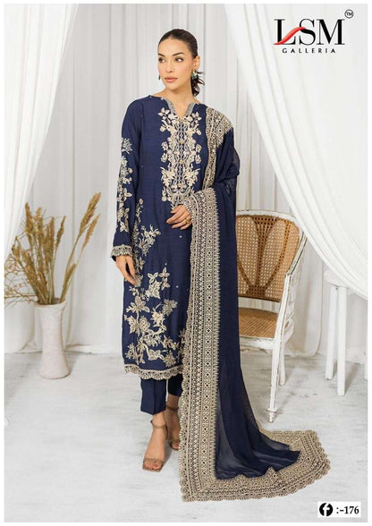 Firdous Queen Vol 17 Heavy Lawn Lsm Galleria Cotton Karachi Readymade Suits Exporter