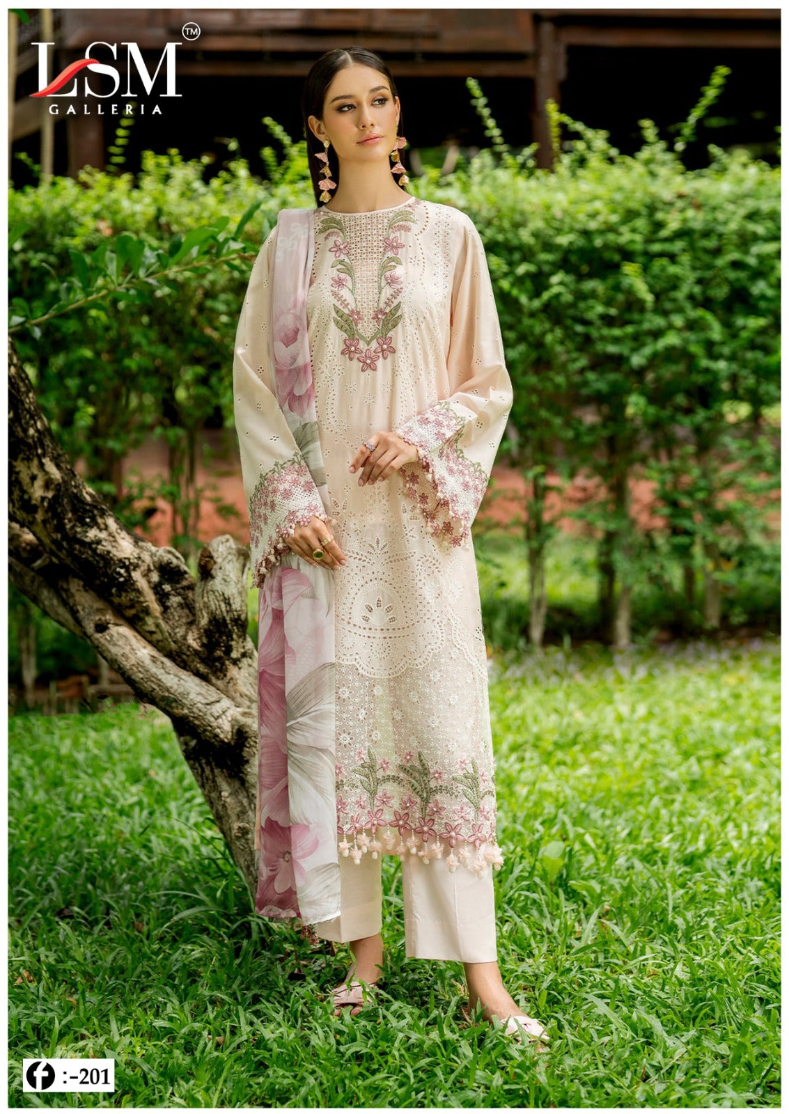 Firdous Queen Vol 20 Lsm Galleria Lawn Cotton Karachi Salwar Suits Supplier