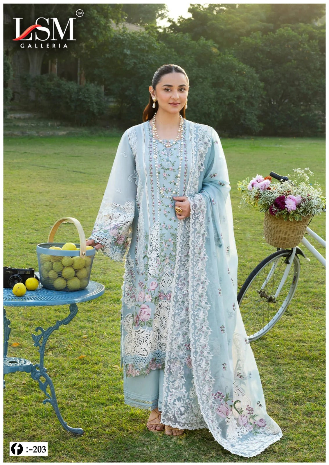 Firdous Queen Vol 20 Lsm Galleria Lawn Cotton Karachi Salwar Suits Supplier
