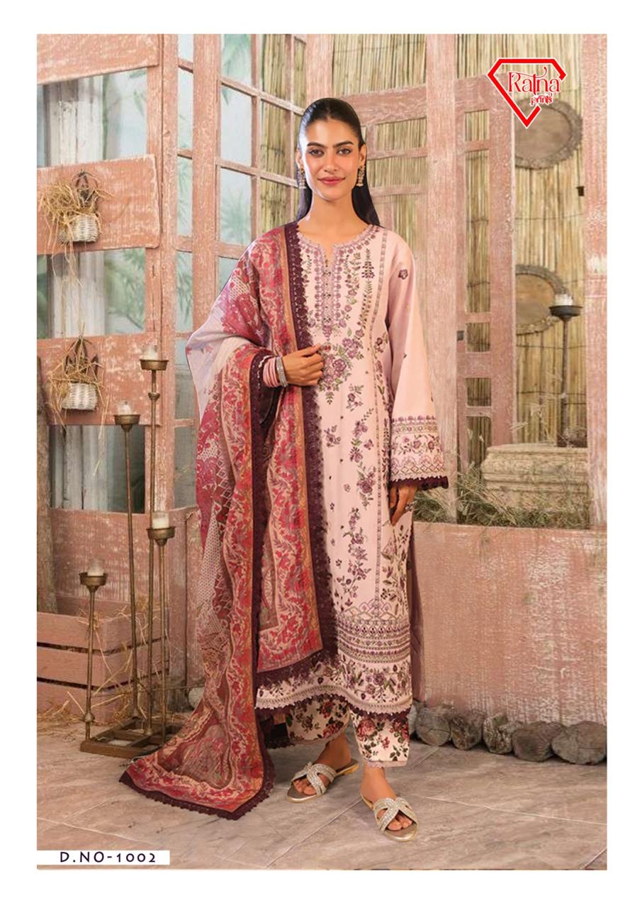 Firdous Vol 1 Ratna Prints Cotton Karachi Salwar Suits Supplier Gujarat