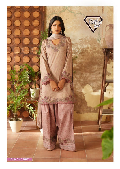 Firdous Vol 3 Ratna Prints Cotton Karachi Salwar Suits Wholesaler