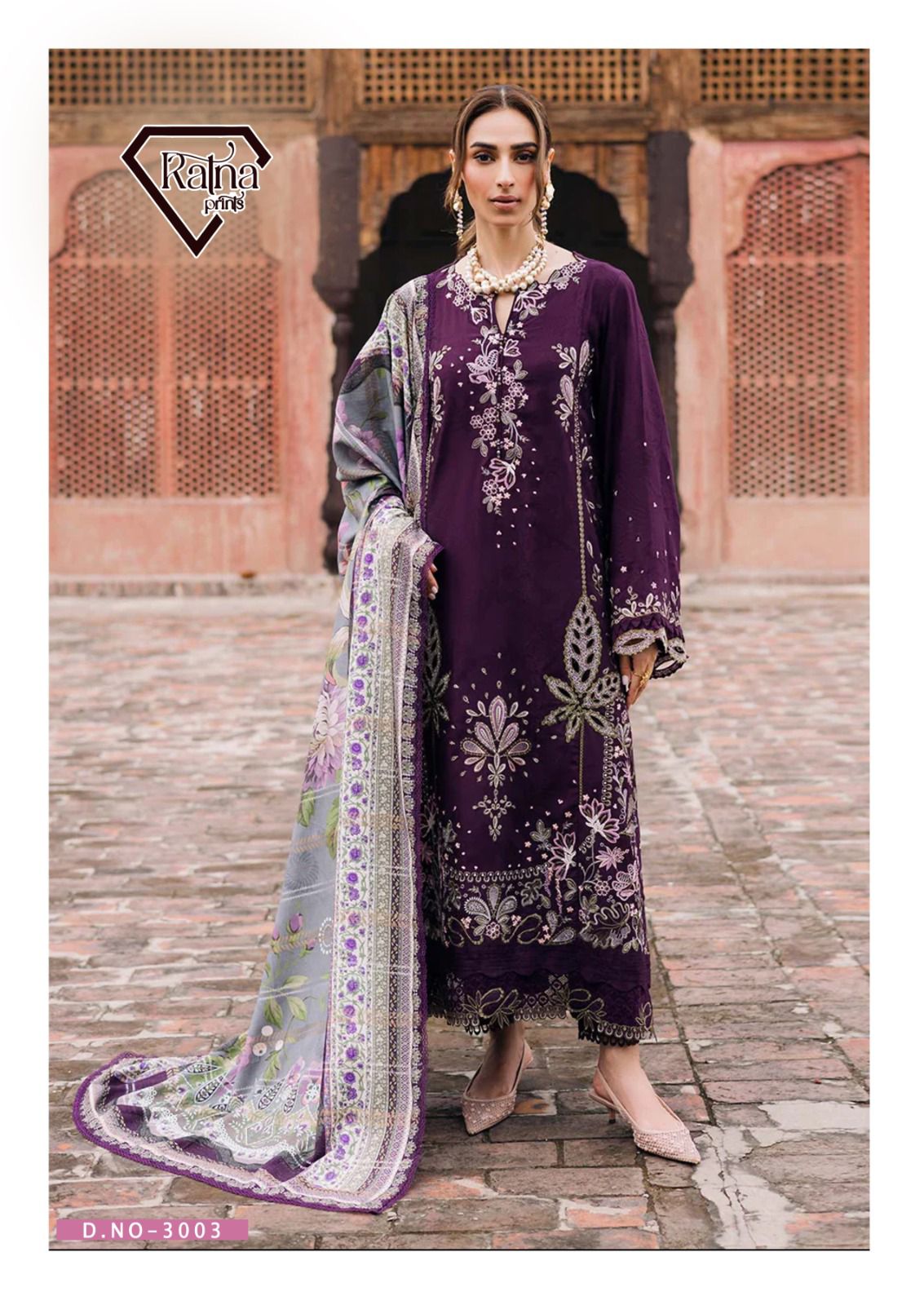 Firdous Vol 3 Ratna Prints Cotton Karachi Salwar Suits Wholesaler