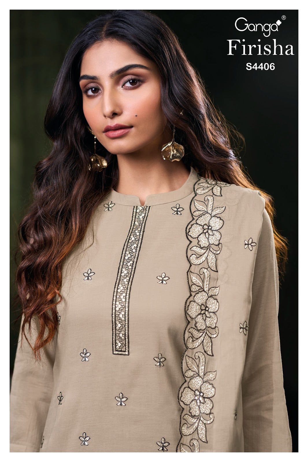 Firisha 4406 Ganga Viscose Plazzo Style Suits Supplier Gujarat