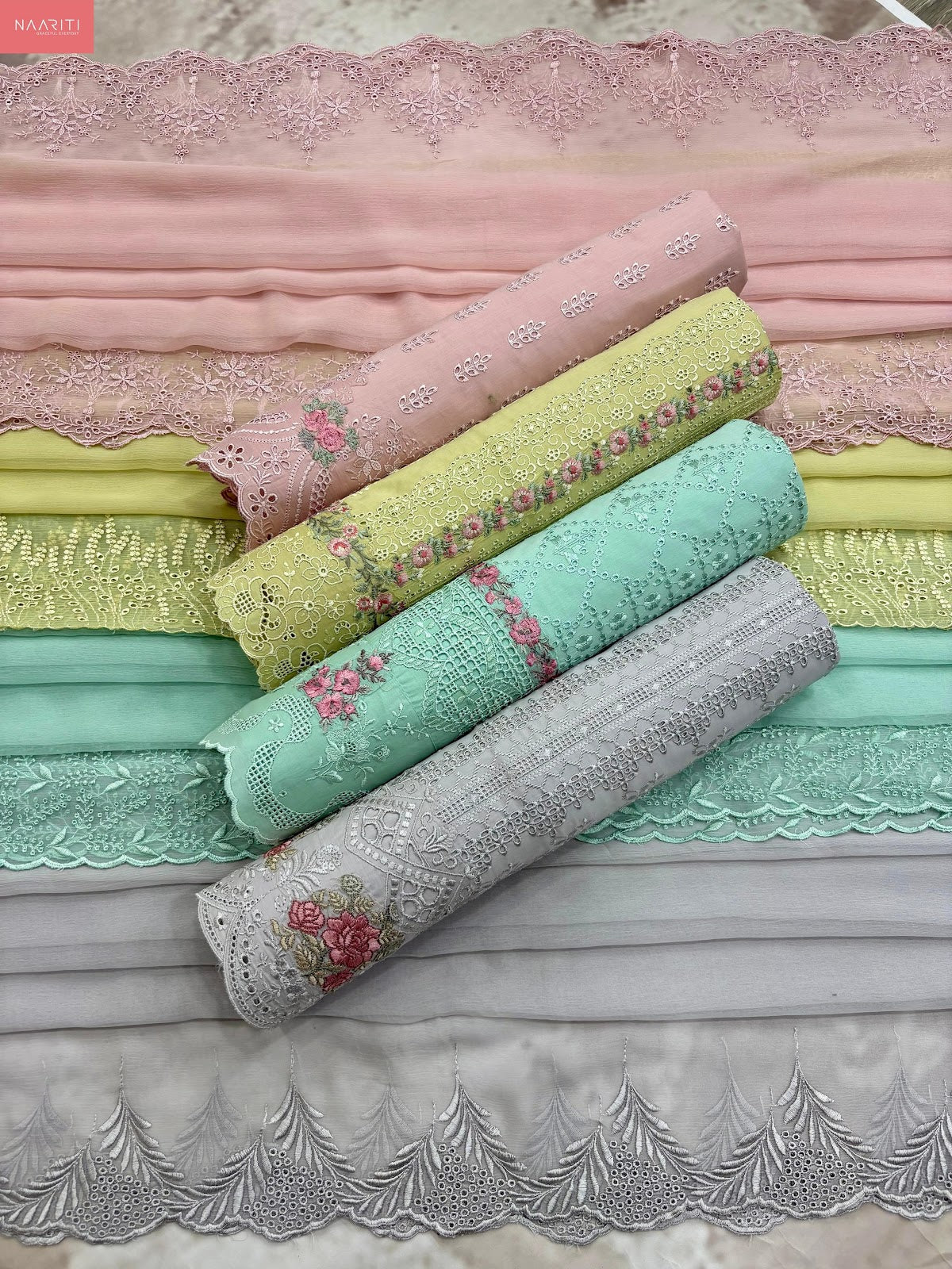Fironi Naariti Italian Cotton Salwar Suits Exporter India