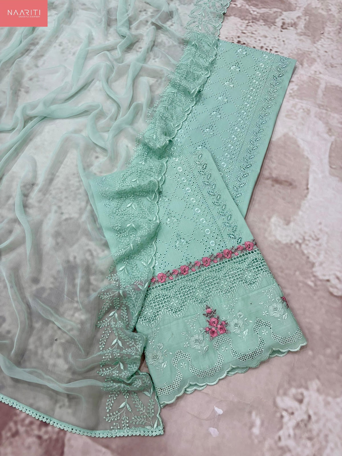 Fironi Naariti Italian Cotton Salwar Suits Exporter India