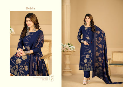 Firoza Radhika Fashion Azara Pure Viscose Karachi Salwar Suits Exporter