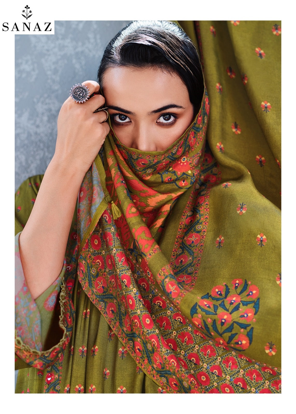 Firoza Sanaz Viscose Muslin Pant Style Suits Exporter Gujarat