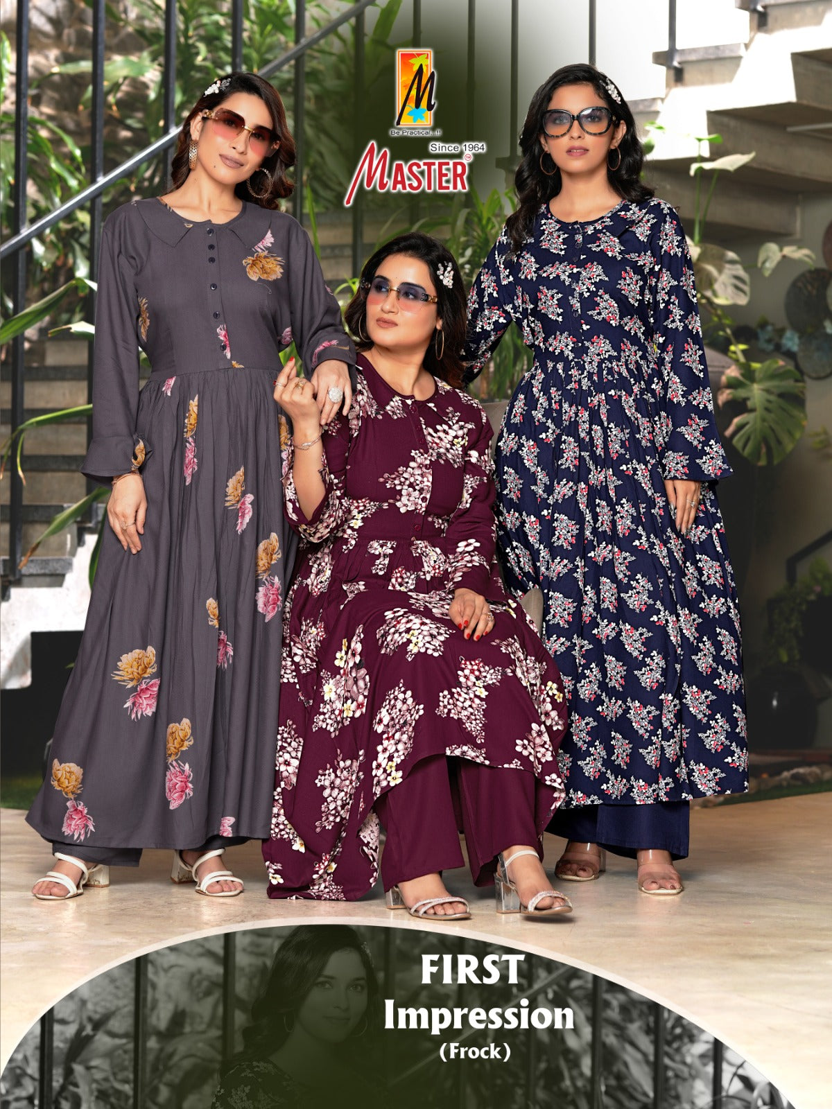 First Impression Master Rayon Kurti Pant Set Supplier
