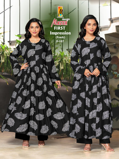 First Impression Master Rayon Kurti Pant Set Supplier