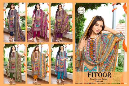 Fitoor Edition 2 Harshit Fashion Viscose Reyon Karachi Salwar Suits Wholesaler Ahmedabad