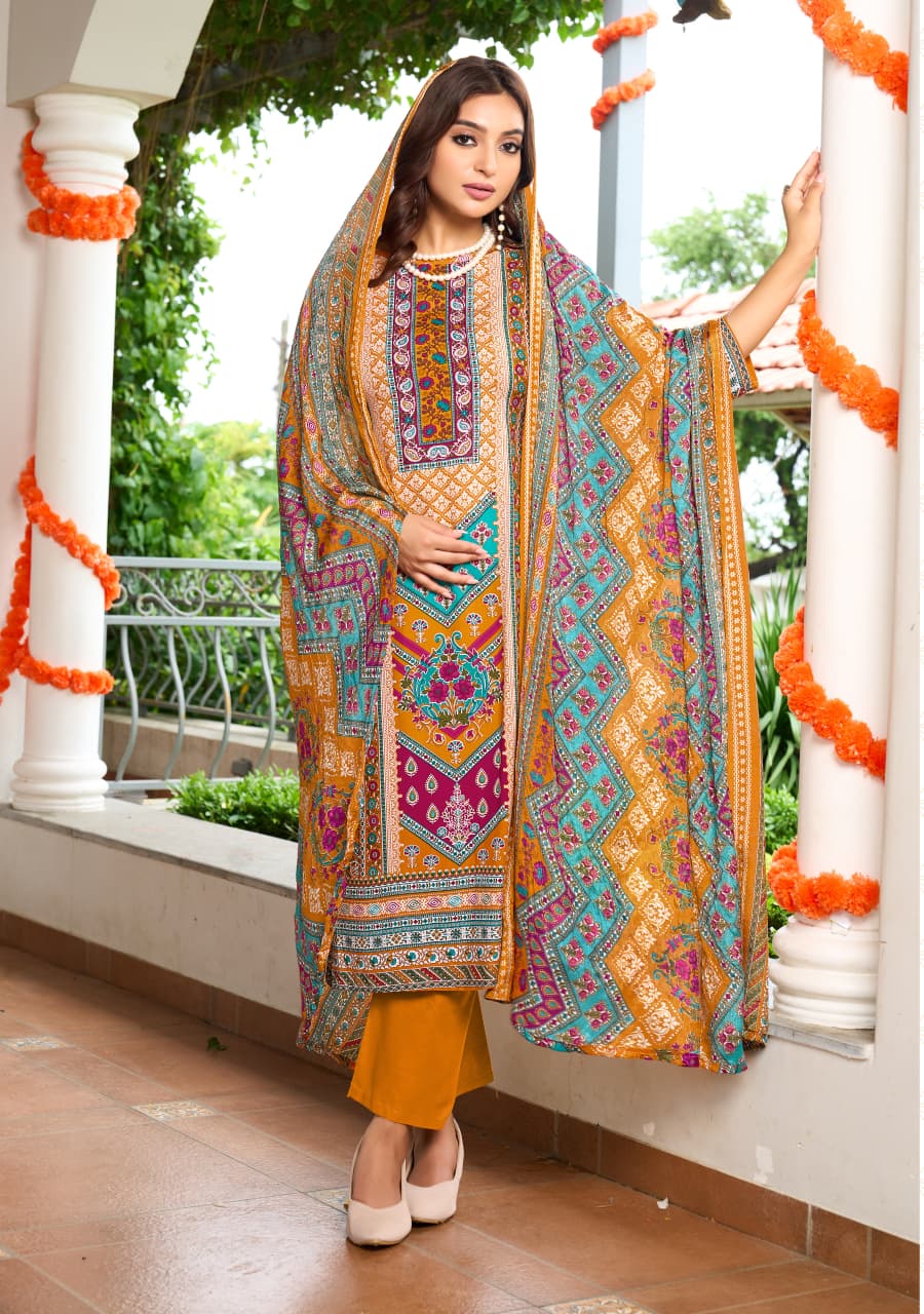 Fitoor Edition 2 Harshit Fashion Viscose Reyon Karachi Salwar Suits Wholesaler Ahmedabad
