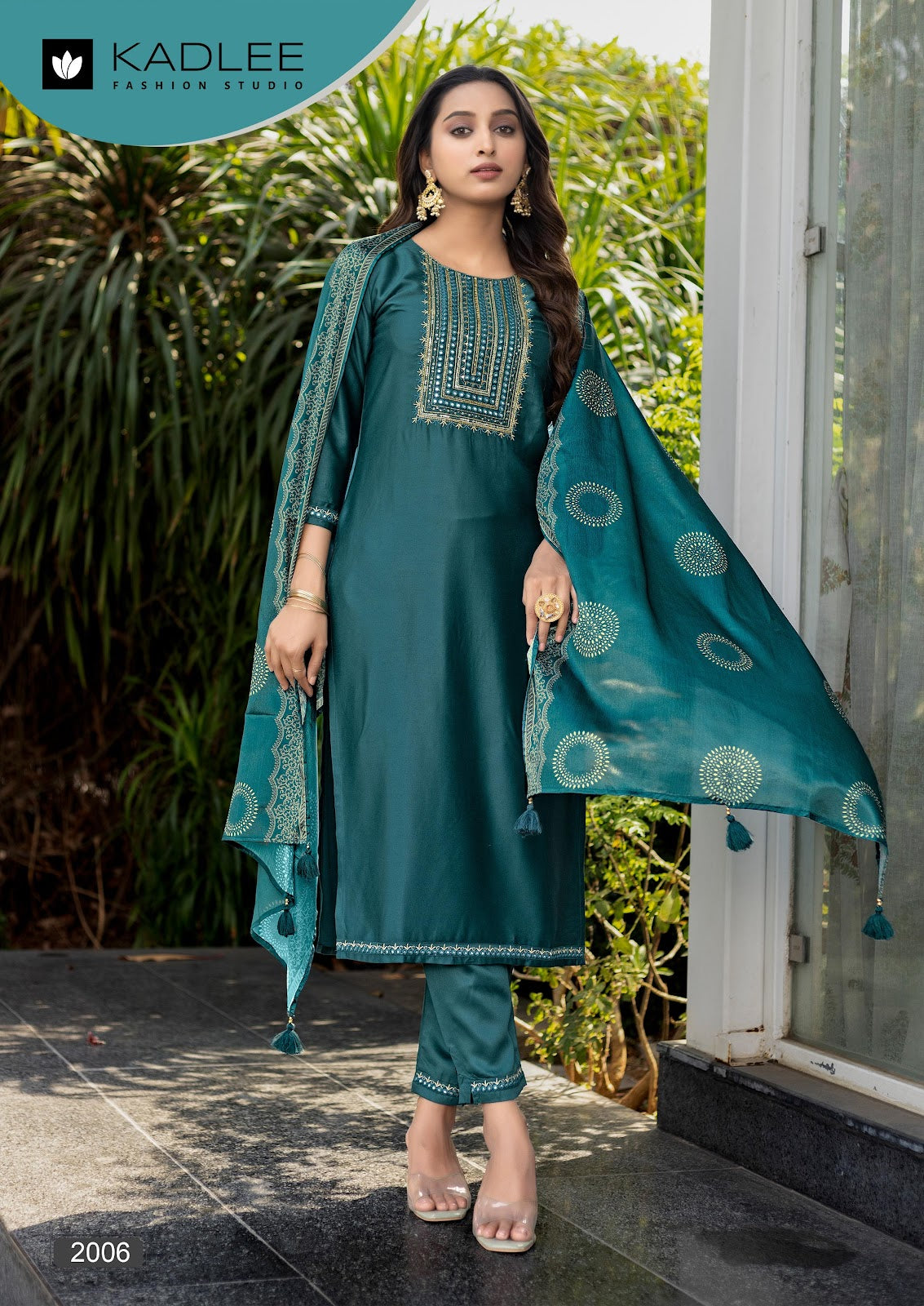 Fitoor Kadlee Gaji Silk Readymade Pant Style Suits Manufacturer Ahmedabad