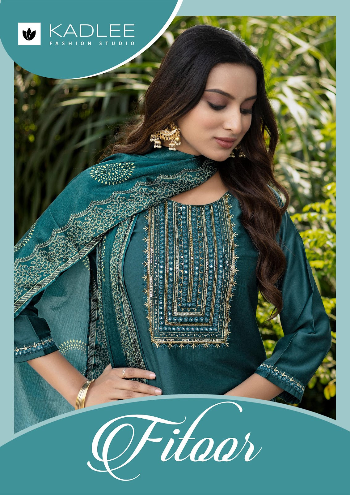 Fitoor Kadlee Gaji Silk Readymade Pant Style Suits Manufacturer Ahmedabad