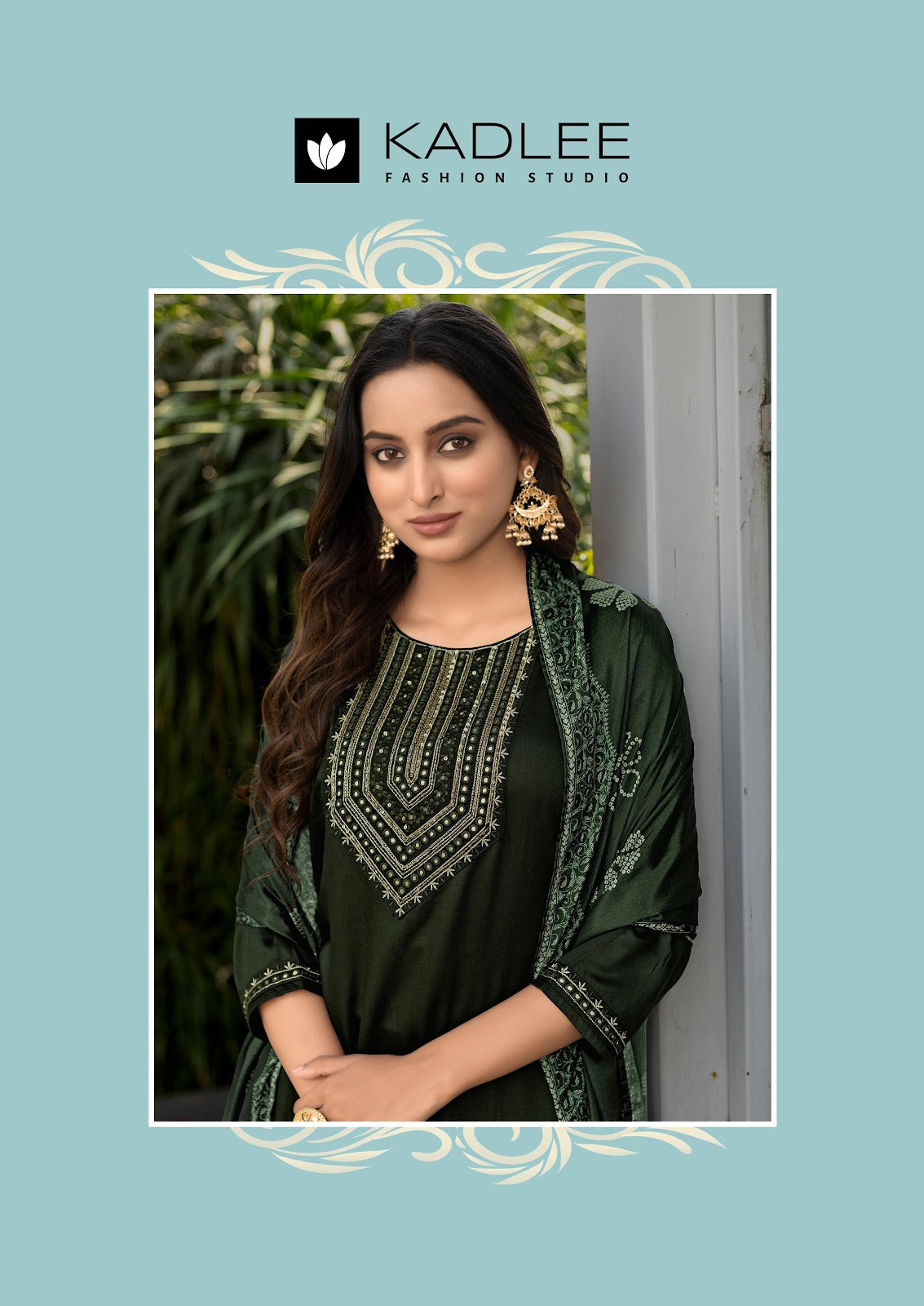 Fitoor Kadlee Gaji Silk Readymade Pant Style Suits Manufacturer Ahmedabad