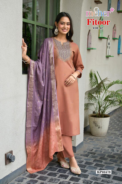 Fitoor Vol 2 Meher Roman Readymade Pant Style Suits Exporter India
