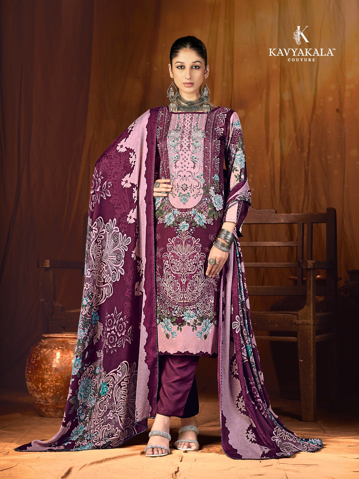 Fitoor Vol 5 Kavyakala Woolen Pashmina Suits Wholesaler India