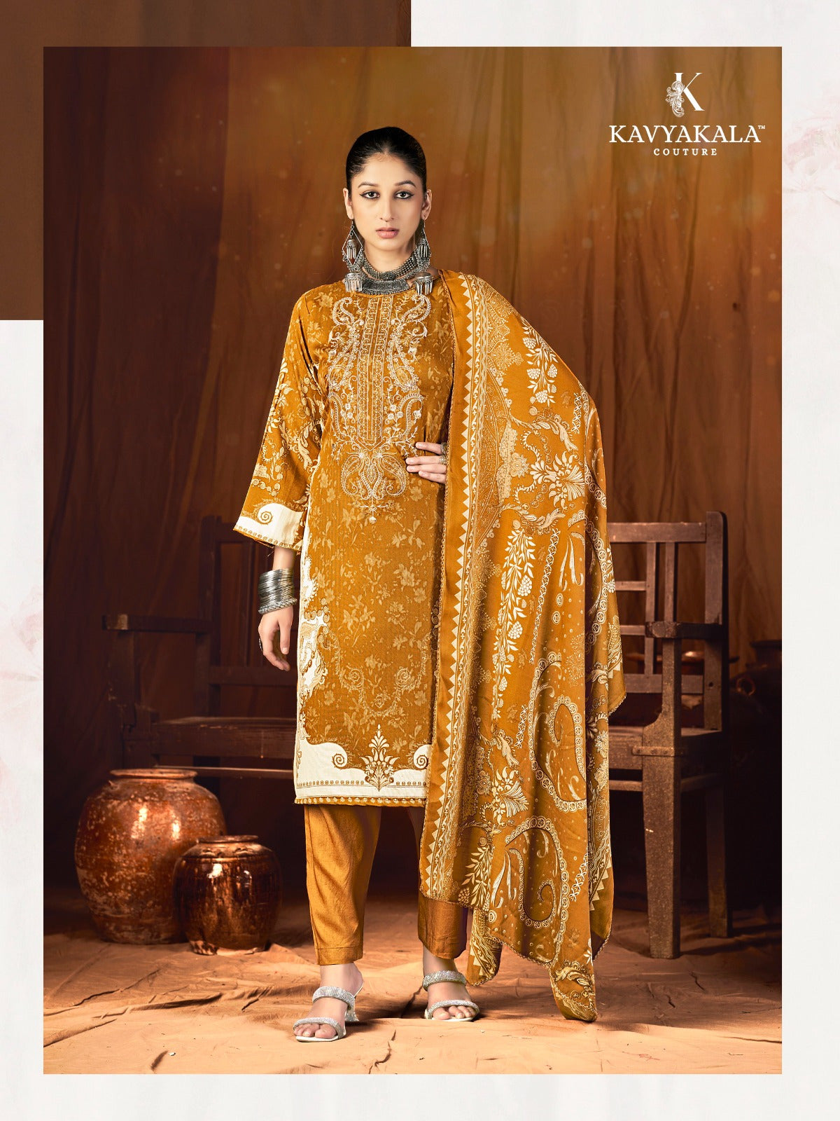 Fitoor Vol 5 Kavyakala Woolen Pashmina Suits Wholesaler India
