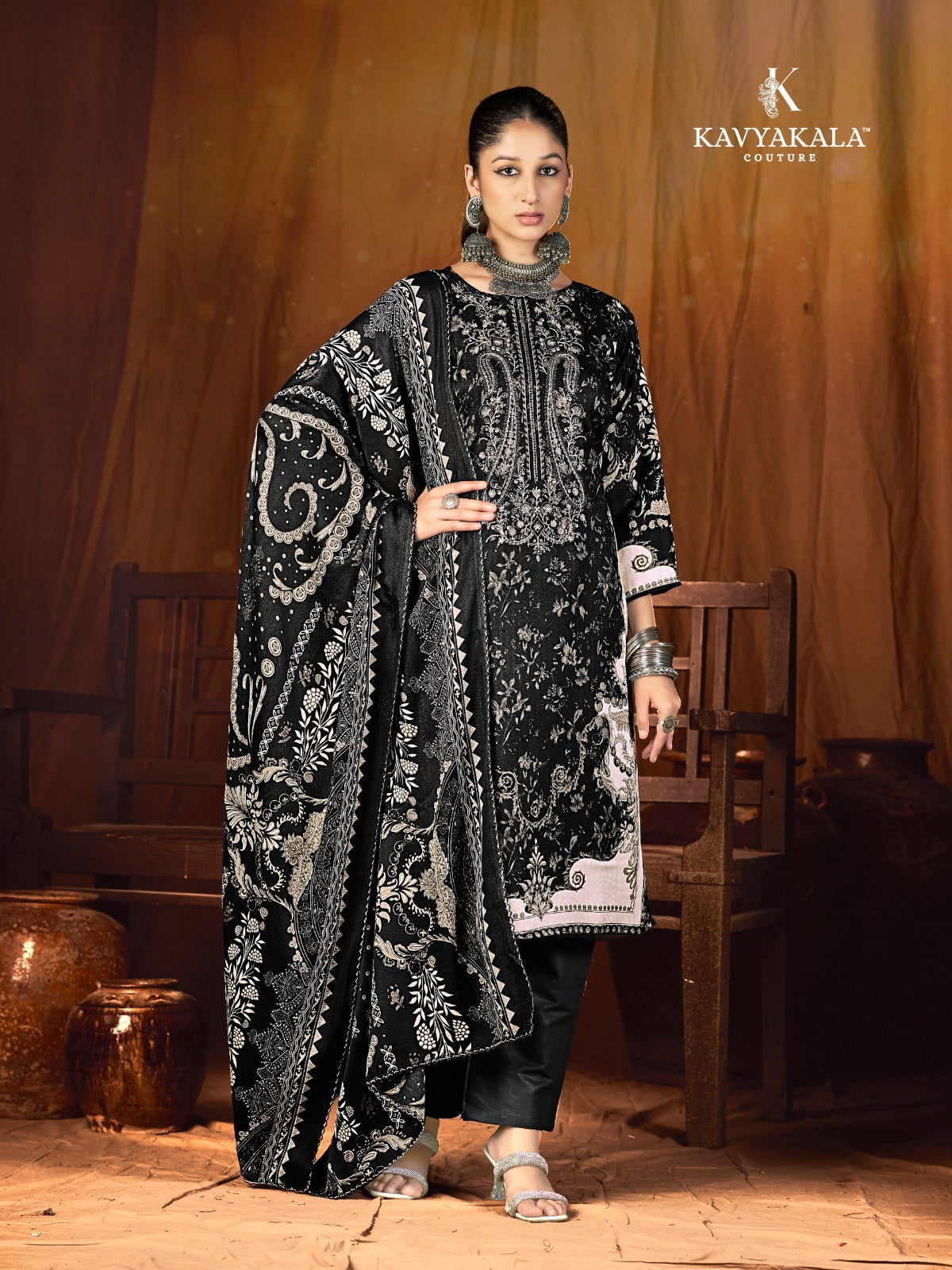 Fitoor Vol 5 Kavyakala Woolen Pashmina Suits Wholesaler India
