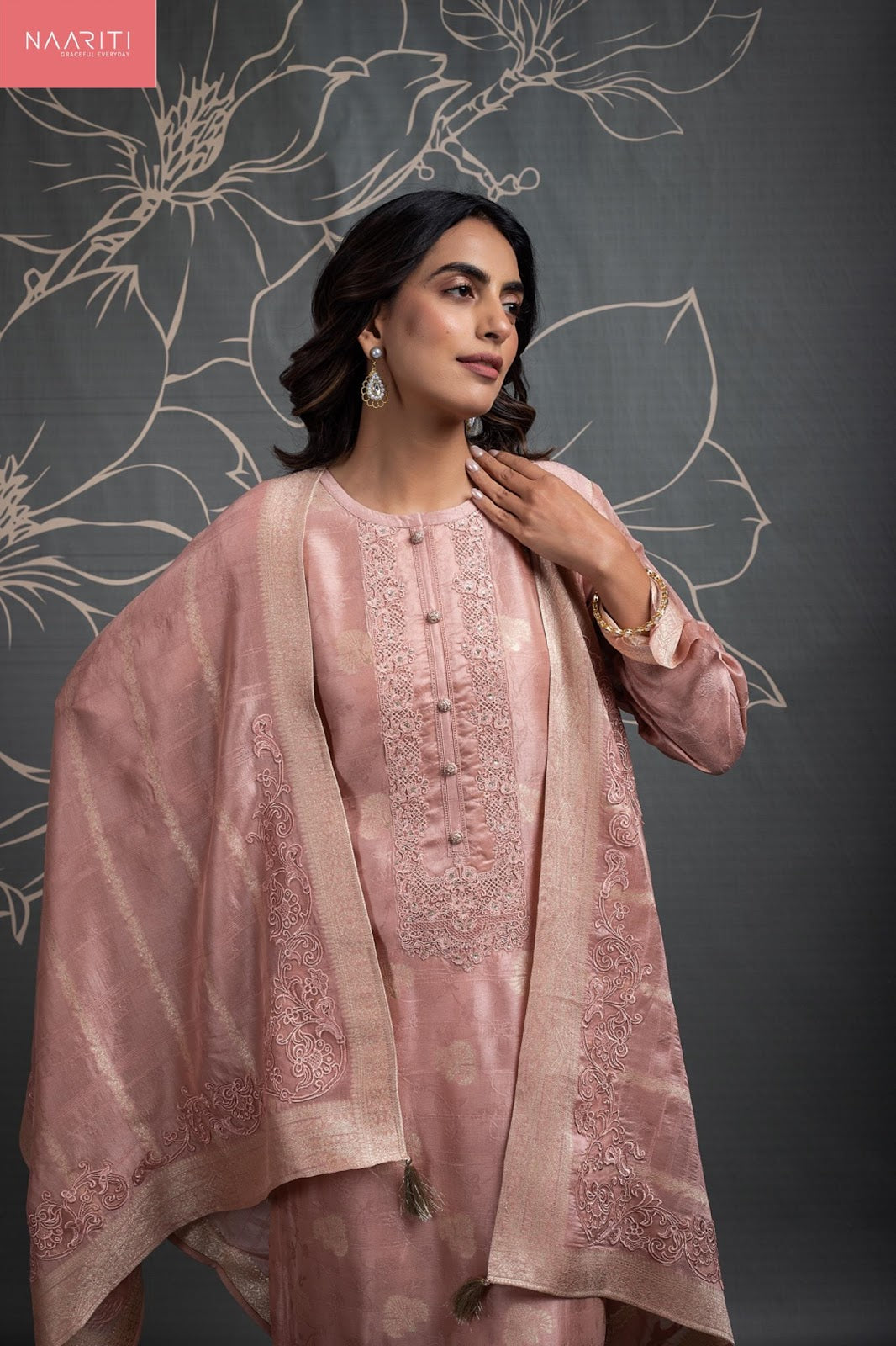 Fitra Naariti Silk Pant Style Suits Exporter