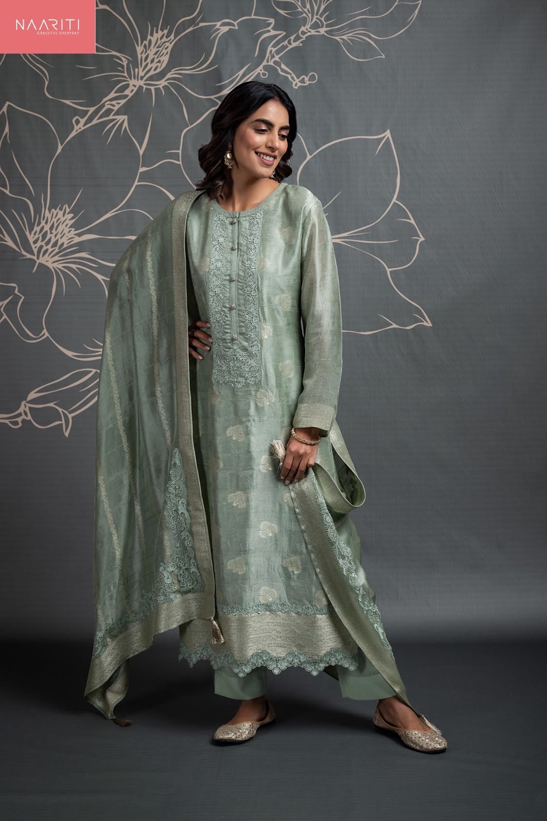 Fitra Naariti Silk Pant Style Suits Exporter