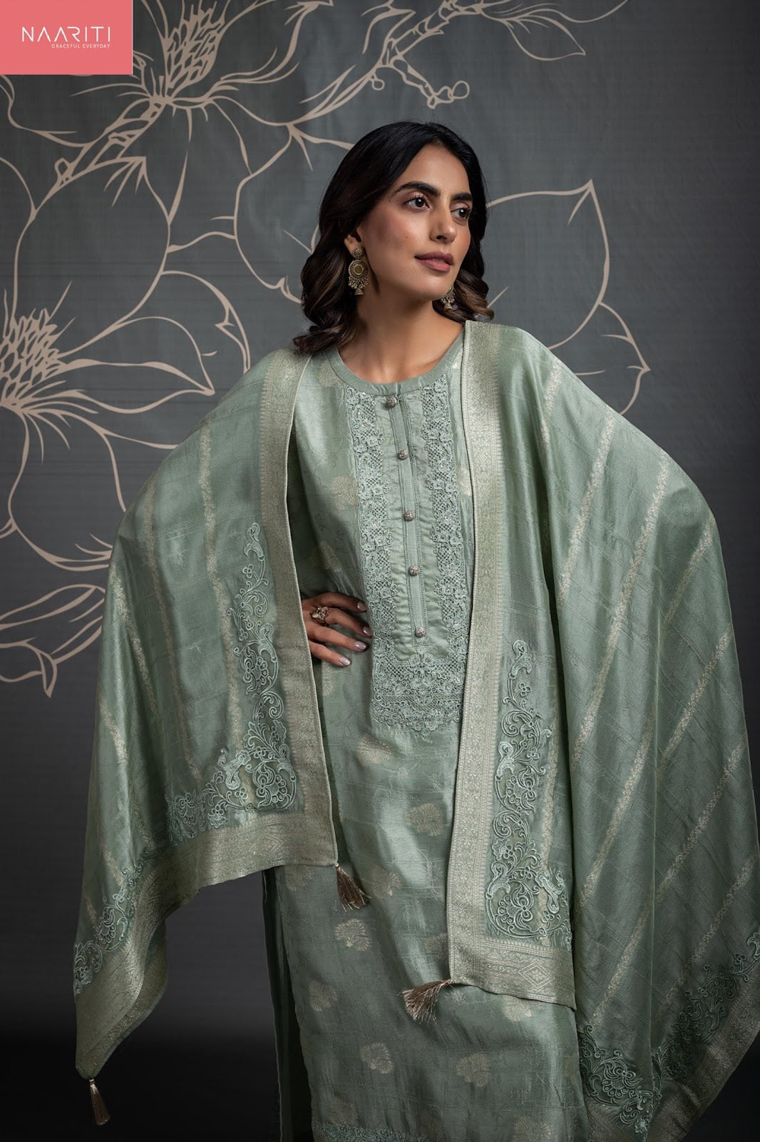 Fitra Naariti Silk Pant Style Suits Exporter