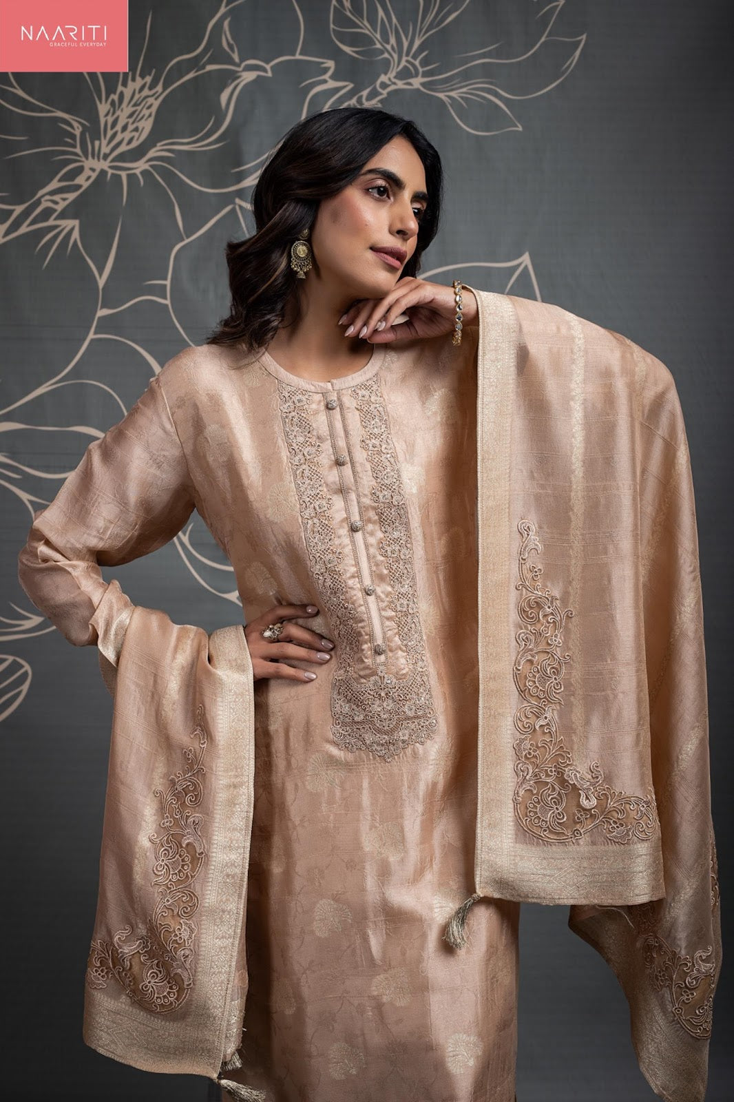 Fitra Naariti Silk Pant Style Suits Exporter