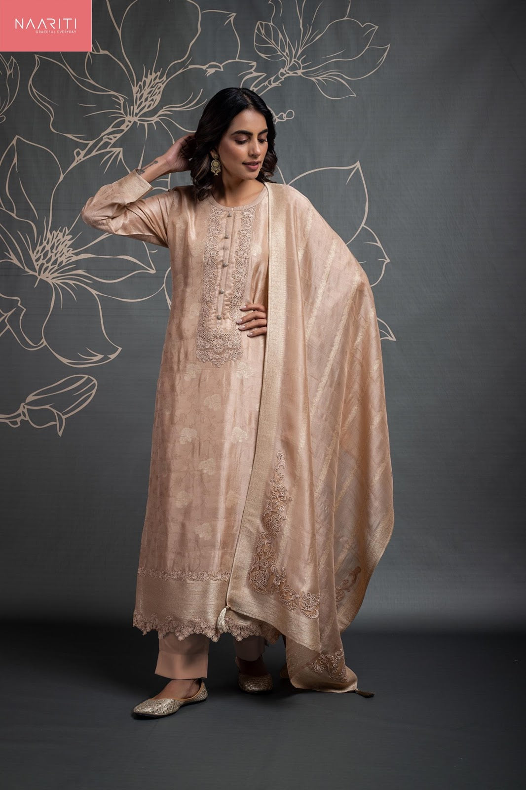 Fitra Naariti Silk Pant Style Suits Exporter