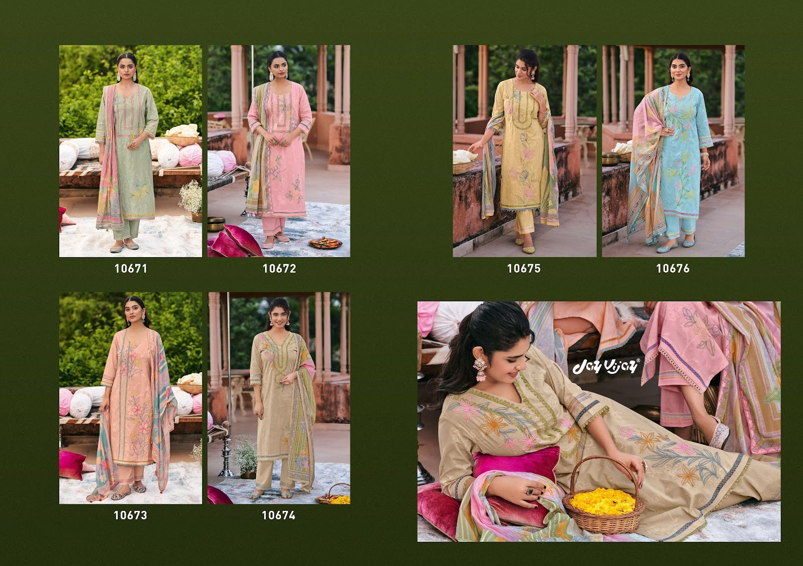 Fitrah Jay Vijay Cotton Pant Style Suits Wholesale