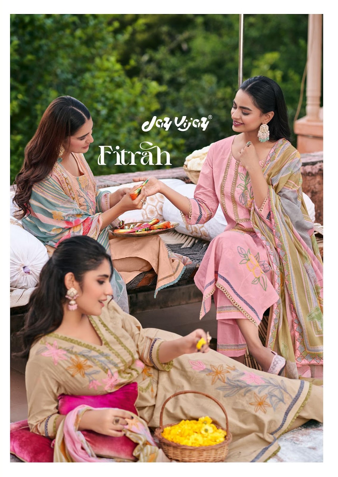 Fitrah Jay Vijay Cotton Pant Style Suits Wholesale