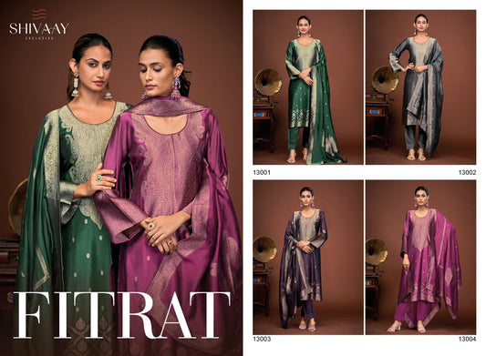 Fitrat Shivaay Banglori Silk Pant Style Suits Manufacturer India