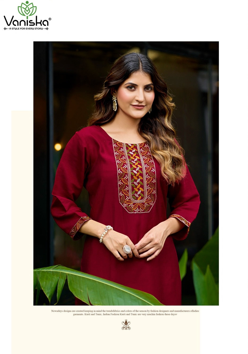 Five Star Vol 2 Vaniska Vatican Silk Long Straight Kurti Wholesaler Ahmedabad
