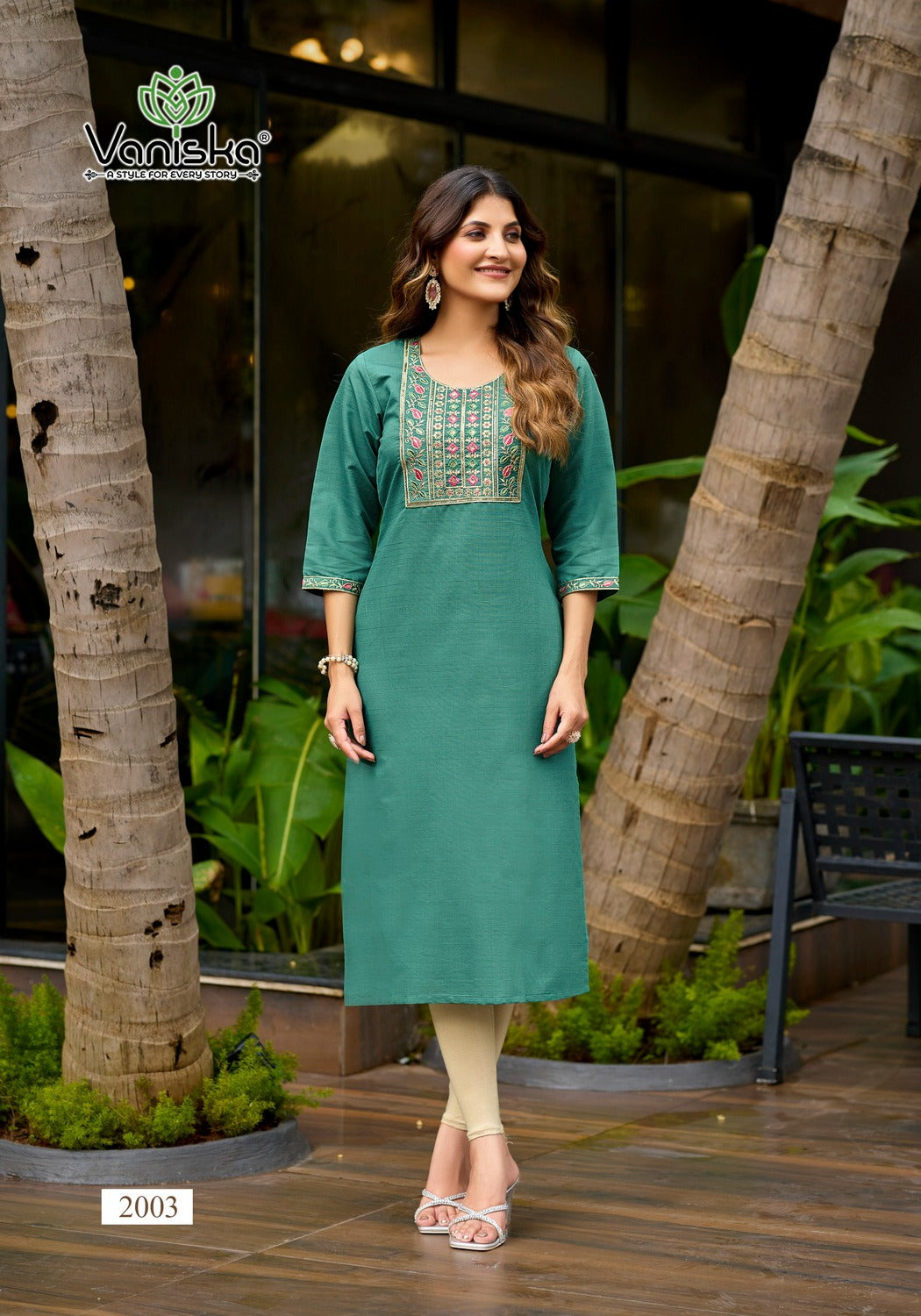 Five Star Vol 2 Vaniska Vatican Silk Long Straight Kurti Wholesaler Ahmedabad