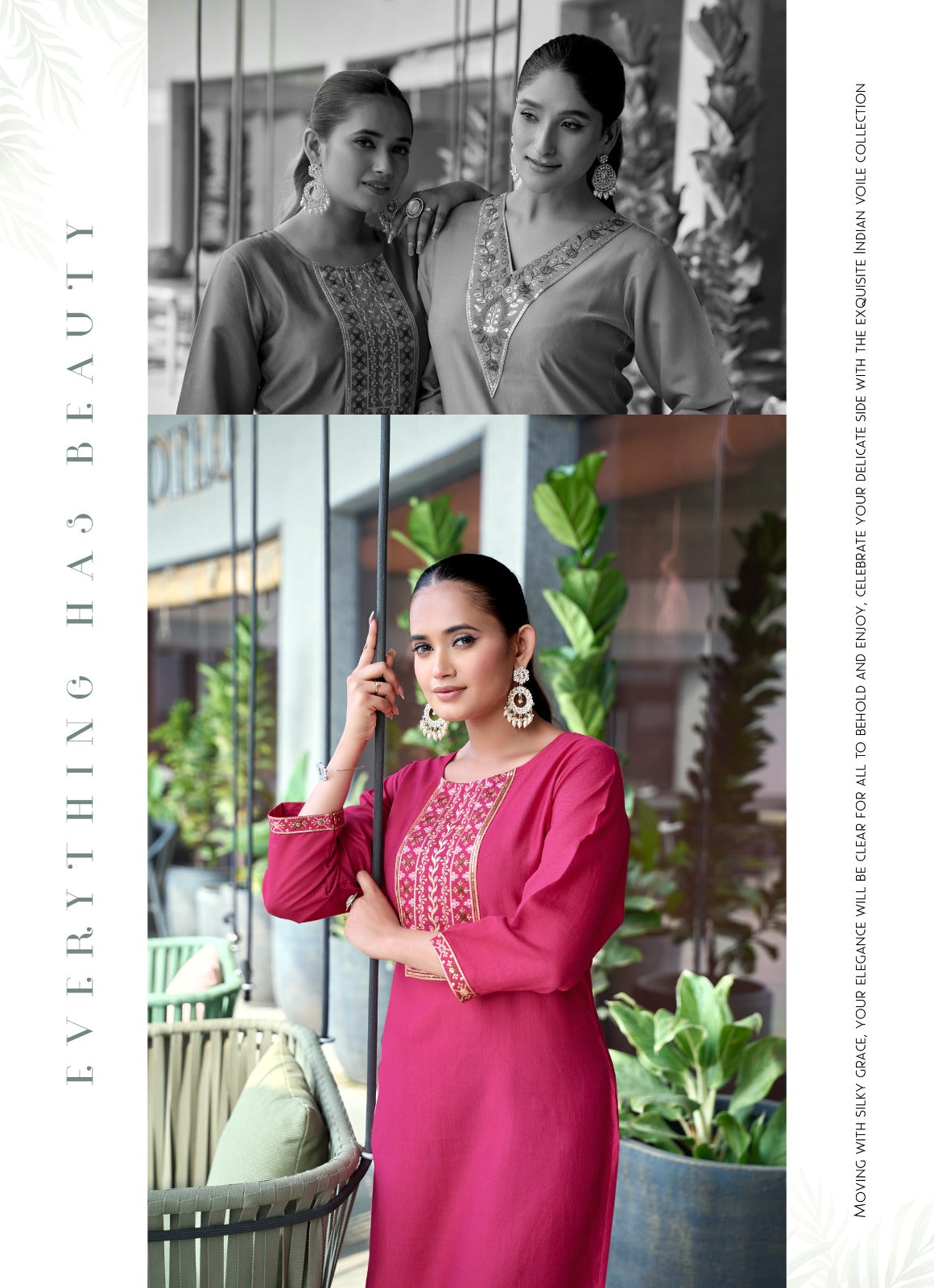 Five Star Vol 3 Vaniska Vatican Silk Long Straight Kurti Exporter