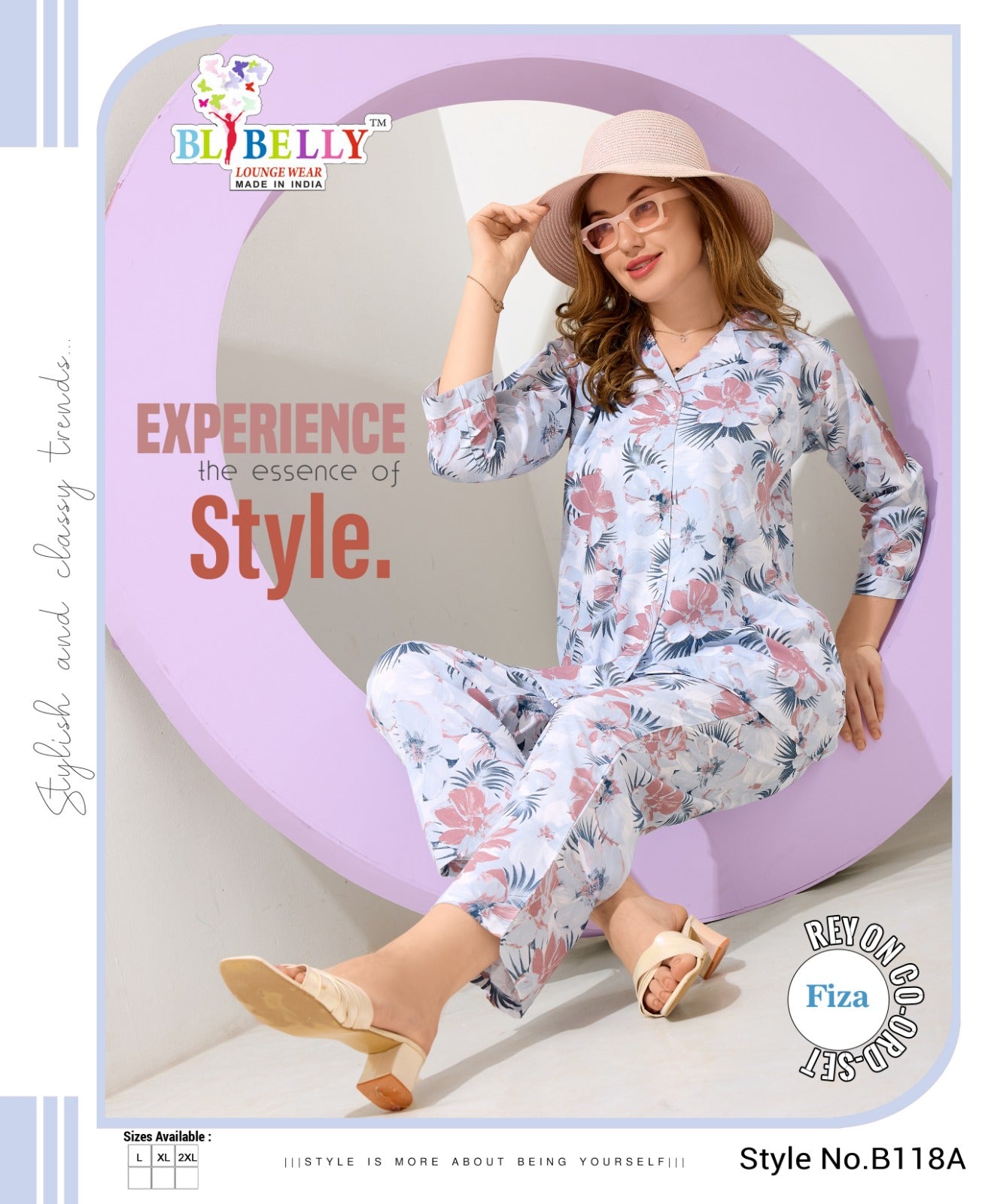 Fiza B115-119 Belly Rayon Co Ord Set Wholesale