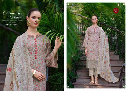 Fiza Belliza Designer Studio Cotton Karachi Salwar Suits Manufacturer India