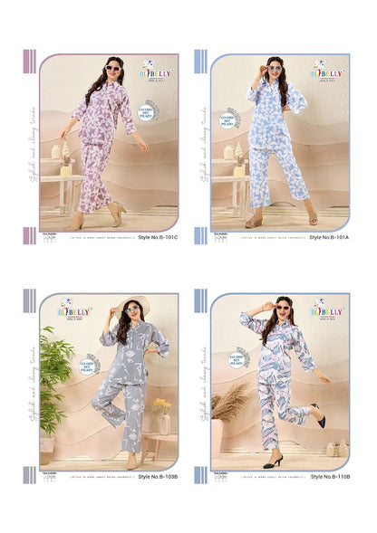 Fiza Belly Rayon 24Kg Co Ord Set Manufacturer India