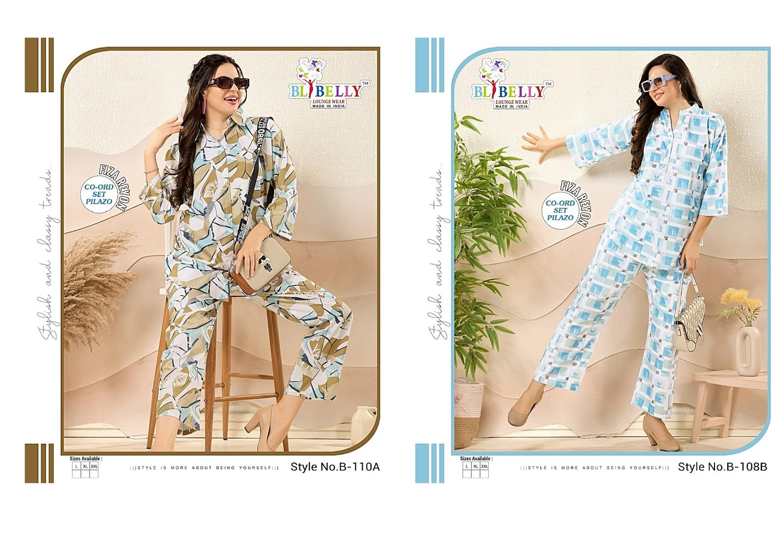 Fiza Belly Rayon 24Kg Co Ord Set Manufacturer India